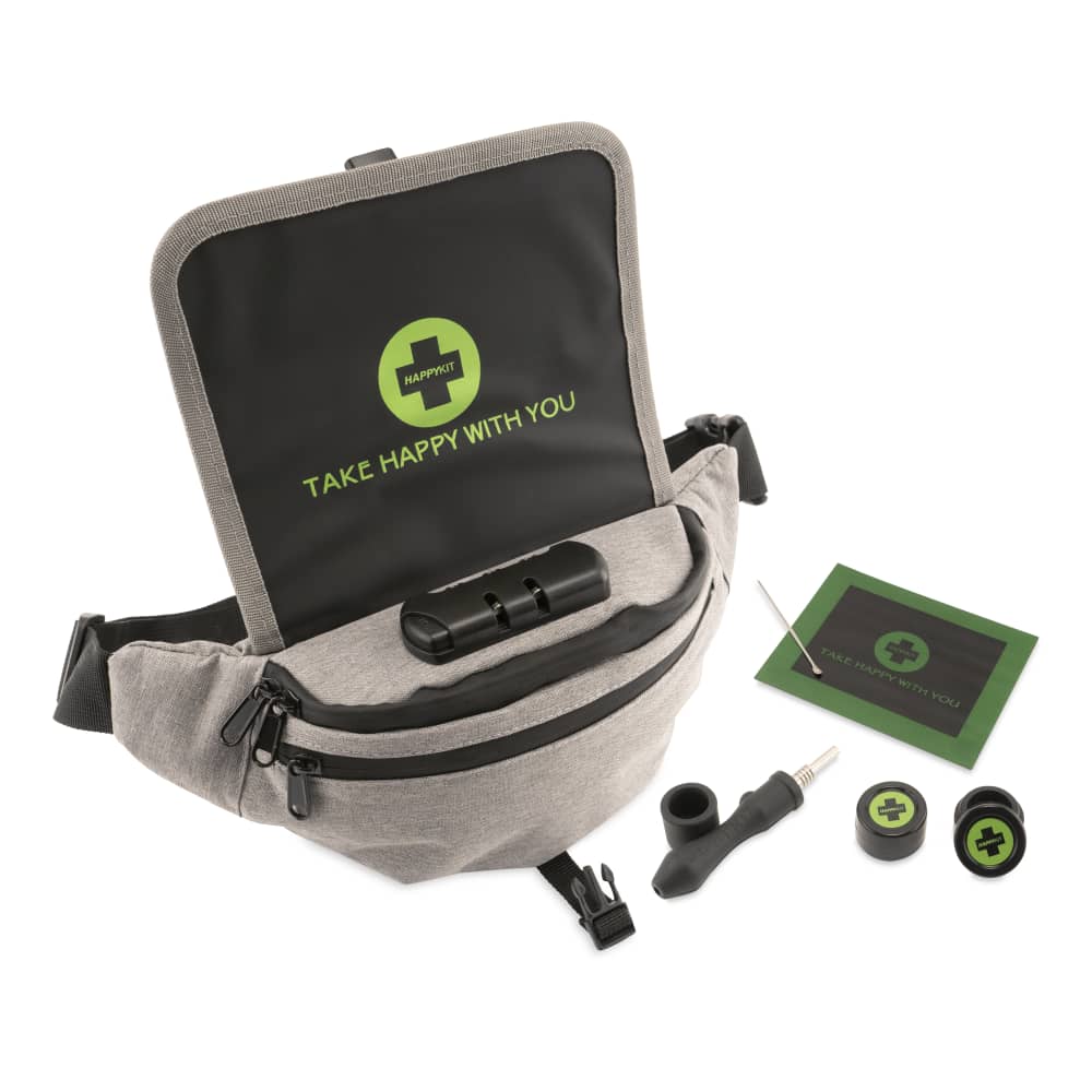 Happy Pack Dab by Happy Kit All-in-One Smell Proof Travel Kit Fanny Pa ...