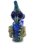 Owl Glass Water Pipe (6")