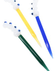 (Assorted Colors) Four-Eyes Glass Dab Tool – 5″