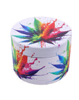 SPLASH ARTWORK HERBAL LEAF 4-PIECE GRINDER