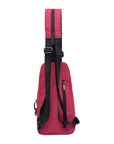 12IN X 6IN X 2IN SMELLPROOF SLING BAG - WINE RED