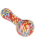 Pulsar Inside Print Glass Spoon Pipe | 4.75"