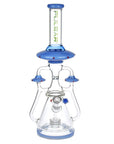 Pulsar Far-Out Visitors Recycler Glass Water Pipe | 17.25" | 19mm F