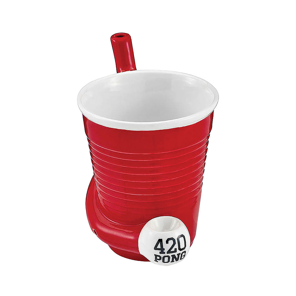 BEER PONG PREMIUM ROAST &amp; TOAST PIPE MUG