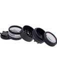 GRINDER WITH MAGNIFYING LID