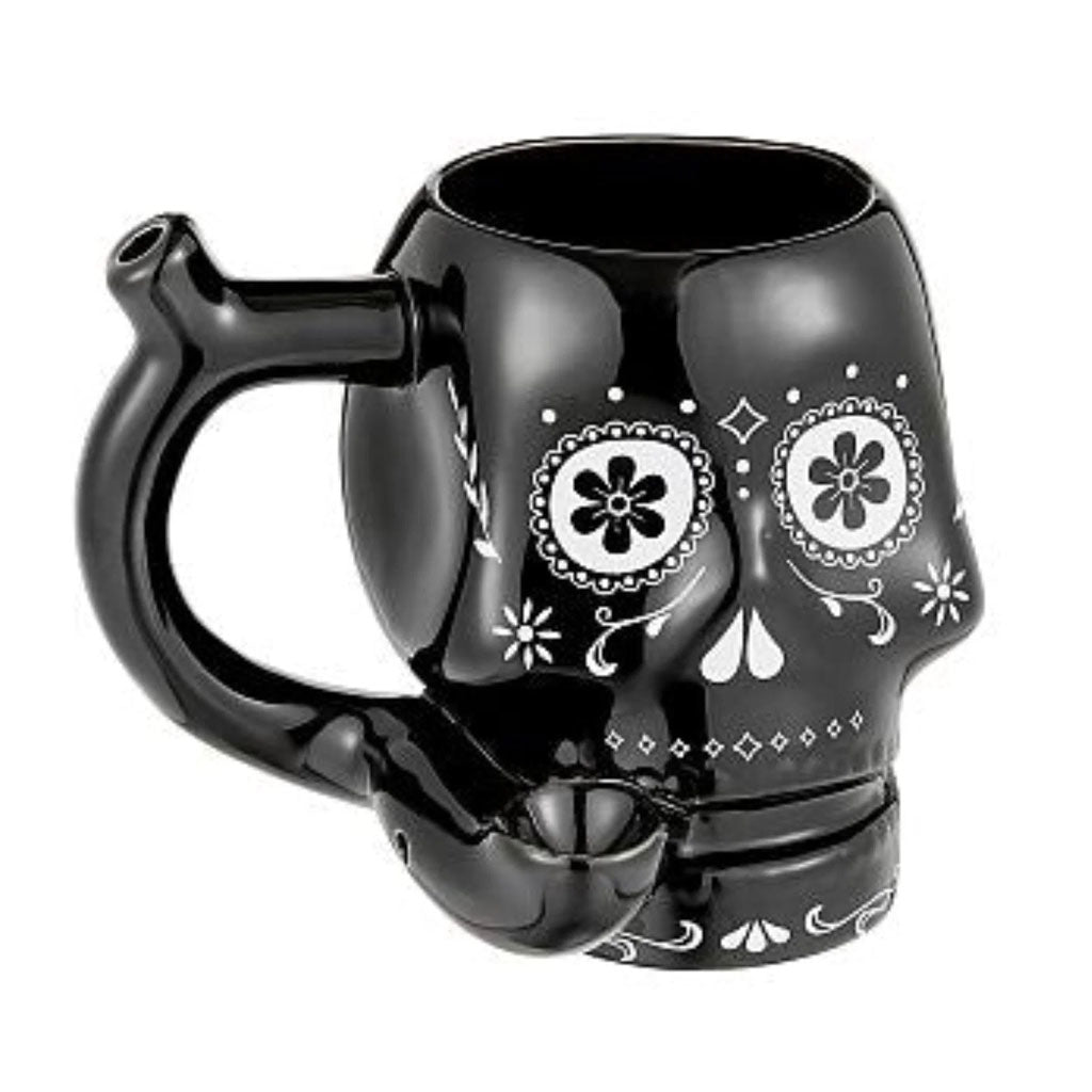 BLACK SKULL PREMIUM ROAST &amp; TOAST PIPE MUG
