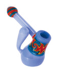 GLASS BUBBLER WITH WIG WAG