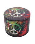 SPLASH ARTWORK HERBAL LEAF 4-PIECE GRINDER