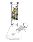 Pulsar Majestic Cat Glass Water Pipe - 7.75" / 14mm F