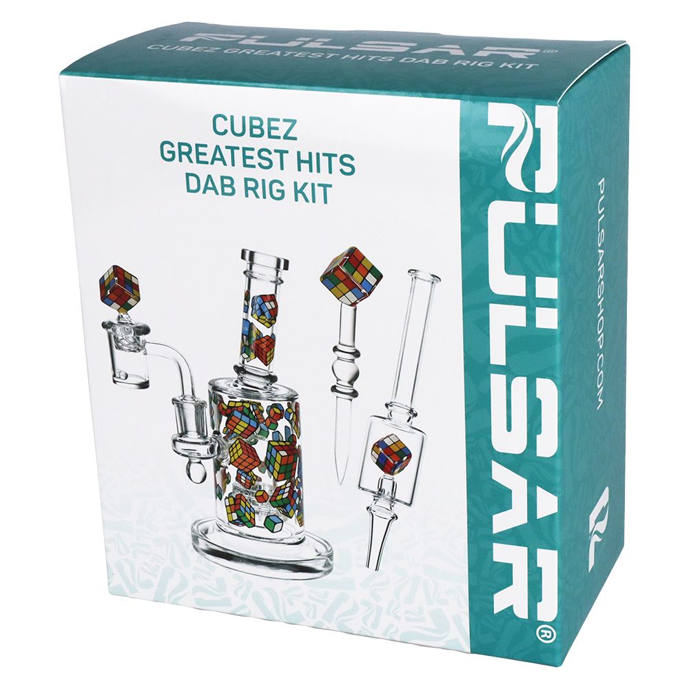Pulsar Greatest Hits Series Glow Dab Rig Kit / 8" / 14mm F