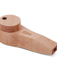 Bearded Circle Wood Pipe with Lid