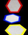 (Assorted Colors) Hexagon Silicone Dab Mat