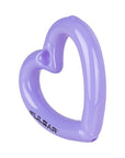 2PC SET - Pulsar Balloon Heart Glass Hand Pipe - 4.5" / Assorted Colors