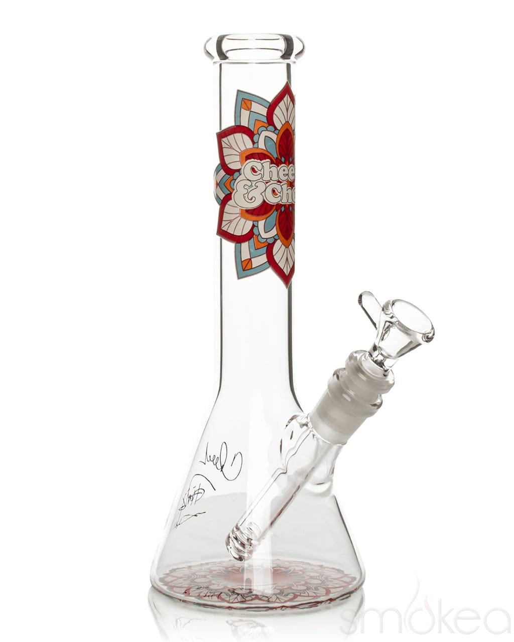 Cheech &amp; Chong 10" Mandala Glow-in-the-Dark Bong