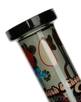 Cheech & Chong 15" Power to the Flower Dual Chamber Hex Beaker Bong