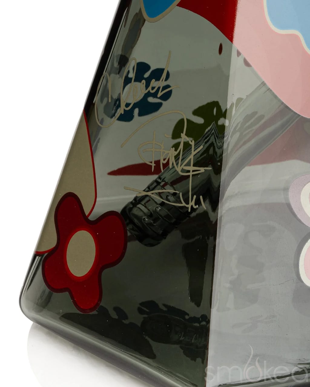 Cheech &amp; Chong 15" Power to the Flower Dual Chamber Hex Beaker Bong