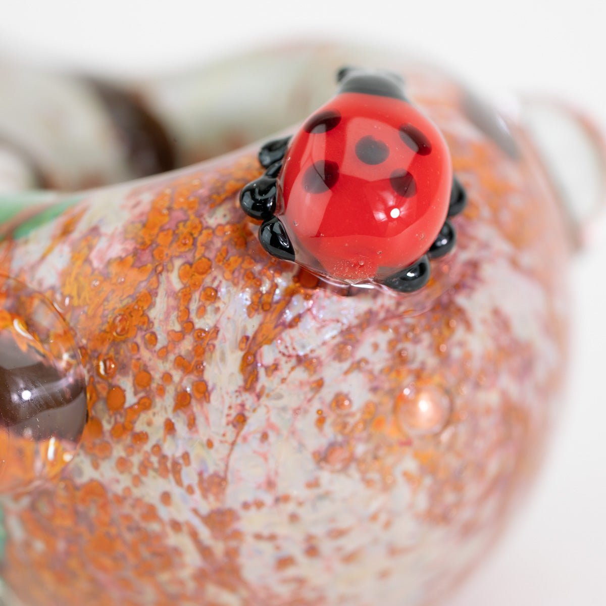 Empire Glassworks Lady Bug Mini Spoon Pipe