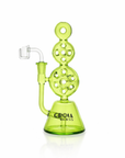8" Triple Stack Swiss Perc Recycler Dab Rig | Croia Glass