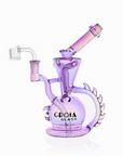 10" Dragon Spine Recycler Dab Rig | Croia Glass
