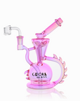 10" Dragon Spine Recycler Dab Rig | Croia Glass