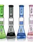 15" Beaker Bong with Tree Perc and Ice Catcher | Croia Glass