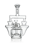 8" Twin Vortex Recycler Scientific Glass Water Pipe | Croia Glass