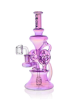 10" Dual Swiss Perc Klein Recycler Dab Rig | Croia Glass