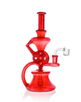 10" Dual Swiss Perc Klein Recycler Dab Rig | Croia Glass