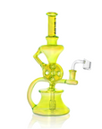 10" Dual Swiss Perc Klein Recycler Dab Rig | Croia Glass