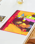 Silicone Dab Mat Lion & Clown