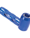 ALUMINUM GLASS SMOKING PIPE