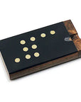 Handmade Wooden Blacked Out Stud Dugout w/ One Hitter