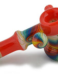 Dichro Wig Wag Glass U.S. Color Hammer Bubbler