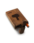 Handmade Wooden Middle Finger Dugout w/ One Hitter