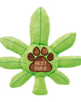BEST BUDS SQUEAKY DOG TOY WITH PAW DESIGN