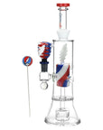 Grateful Dead x Pulsar Lightning Bolt Glass Water Pipe
