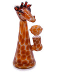 Glass Bubbler - Mrs. Giraffe (6")