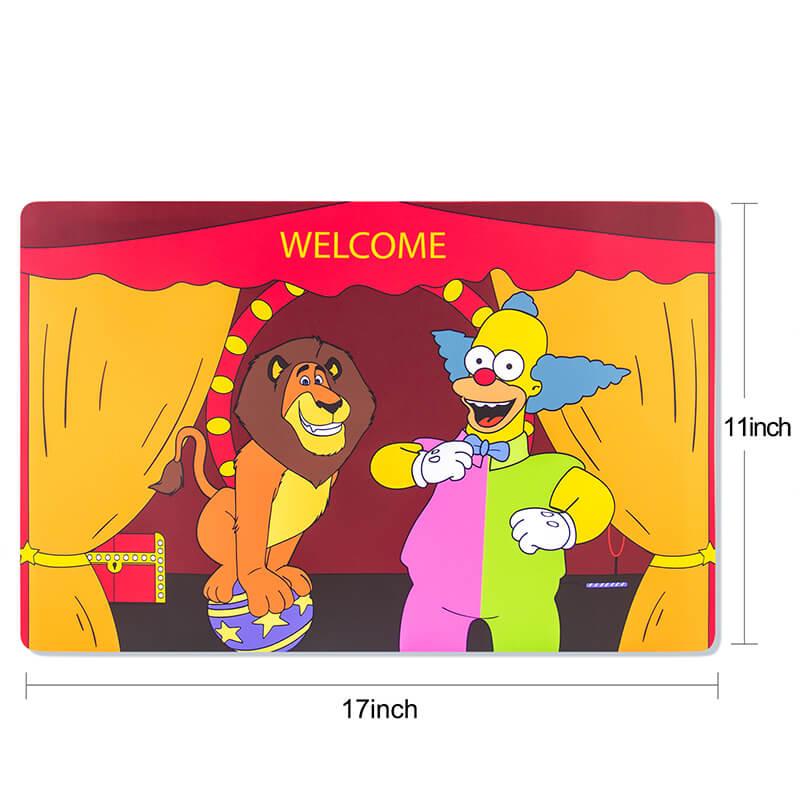 Silicone Dab Mat Lion &amp; Clown