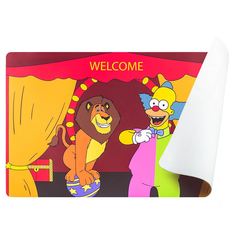 Silicone Dab Mat Lion &amp; Clown