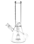 Pulsar Quad-Arm Mini Perc Recycler Beaker Water Pipe - 12"
