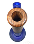 Dogg lbs Wood Grain Frosted Paisley Straight Bong