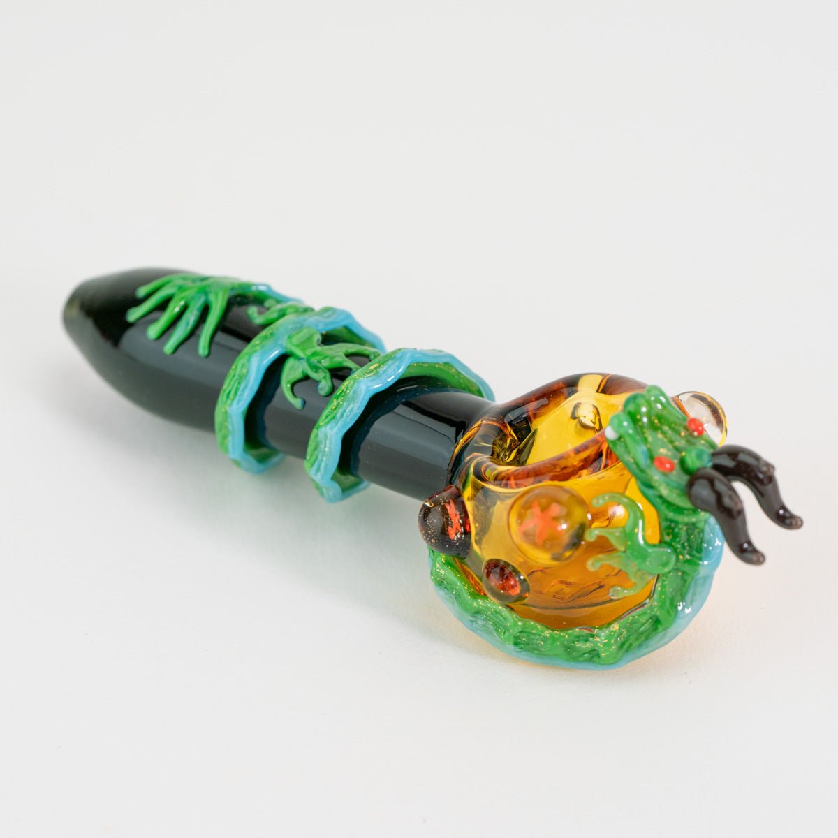 Empire Glassworks Dragon Sphere Small Spoon Pipe