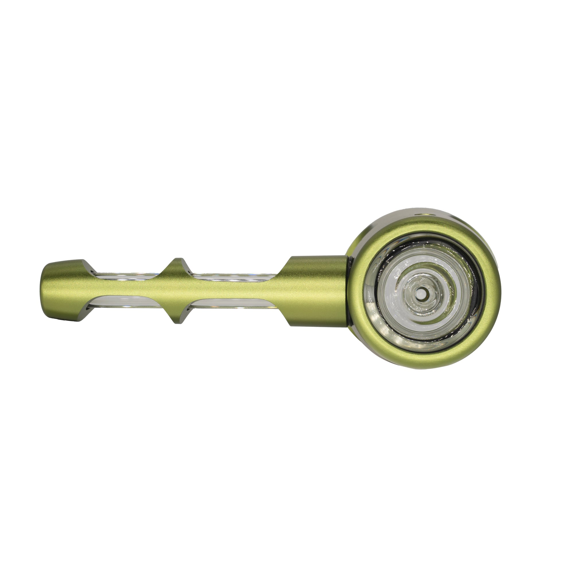 ONGROK Portable Glass Aluminum Bubbler Pipe
