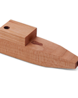 Bearded Square Wood Pipe with Lid