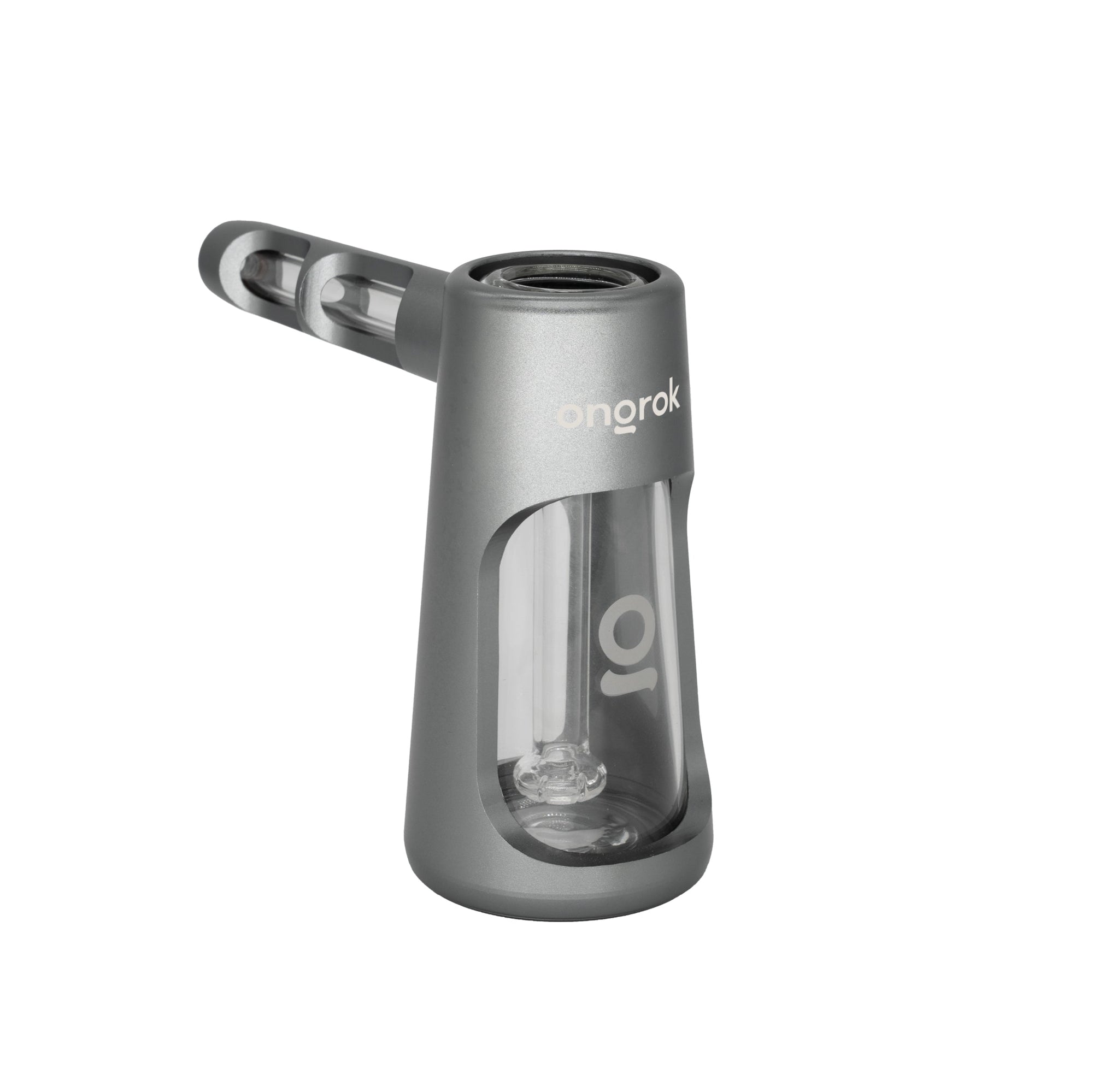 ONGROK Portable Glass Aluminum Bubbler Pipe