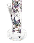 Pulsar Design Series Straight Tube Glass Water Pipe | 12" | 14mm F
