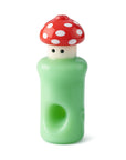 RED TOP MUSHROOM GREEN HAND PIPE