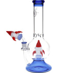 Pulsar Rocketship Glass Water Pipe - 12" / 14mm F