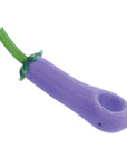 EGGPLANT GLASS HAND PIPE