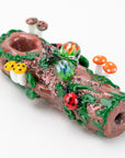 Empire Glassworks Mossy Log Dry Pipe